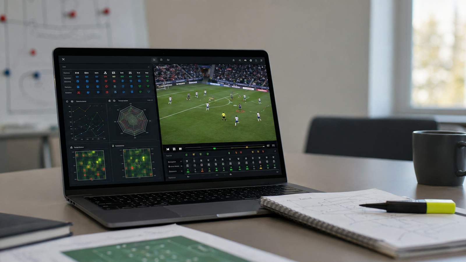 Scouting-Daten werden mit Matchvideo abgeglichen